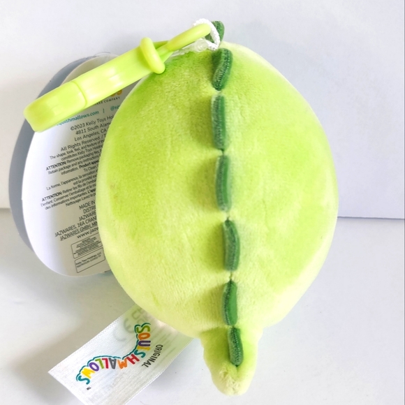 🦖DANNY - the Green Dinosaur Clip Original Squishmallows by Kelly Toy Clip NWT - Picture 2 of 7